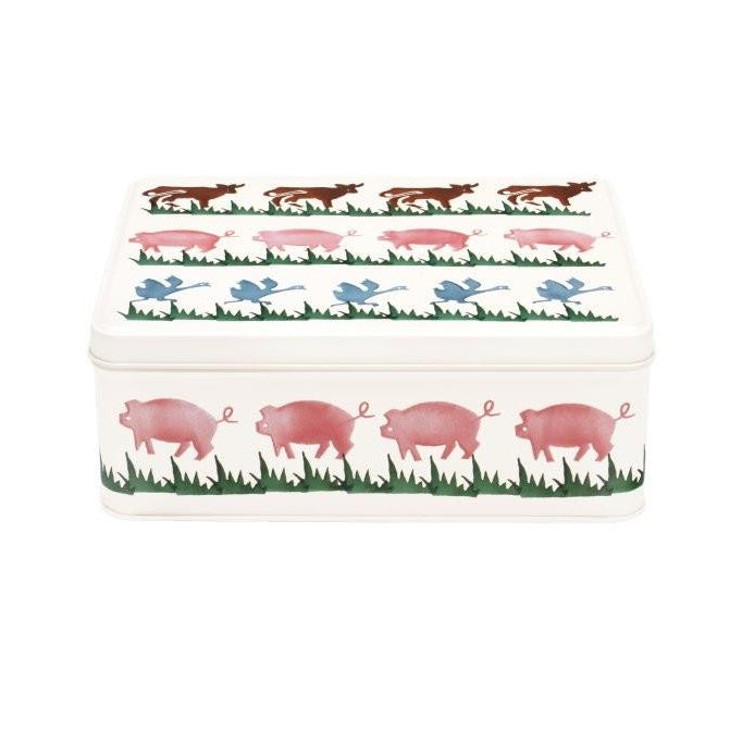Emma Bridgewater Farm Animals Deep Rectangular Tin