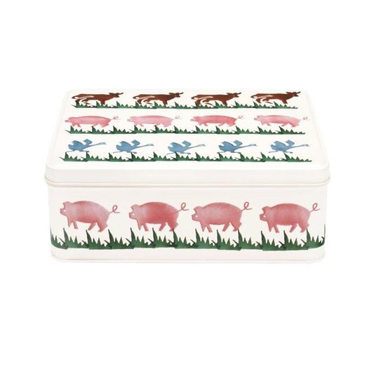 Emma Bridgewater Farm Animals Deep Rectangular Tin