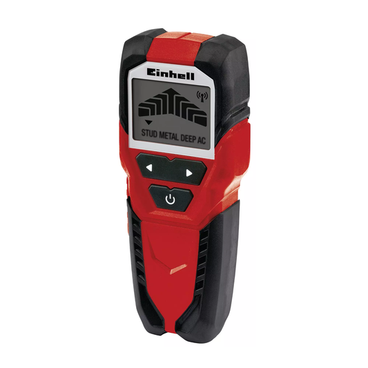Einhell TC-MD 50 digital wall detector and stud finder for metal, wood, and live wire detection.