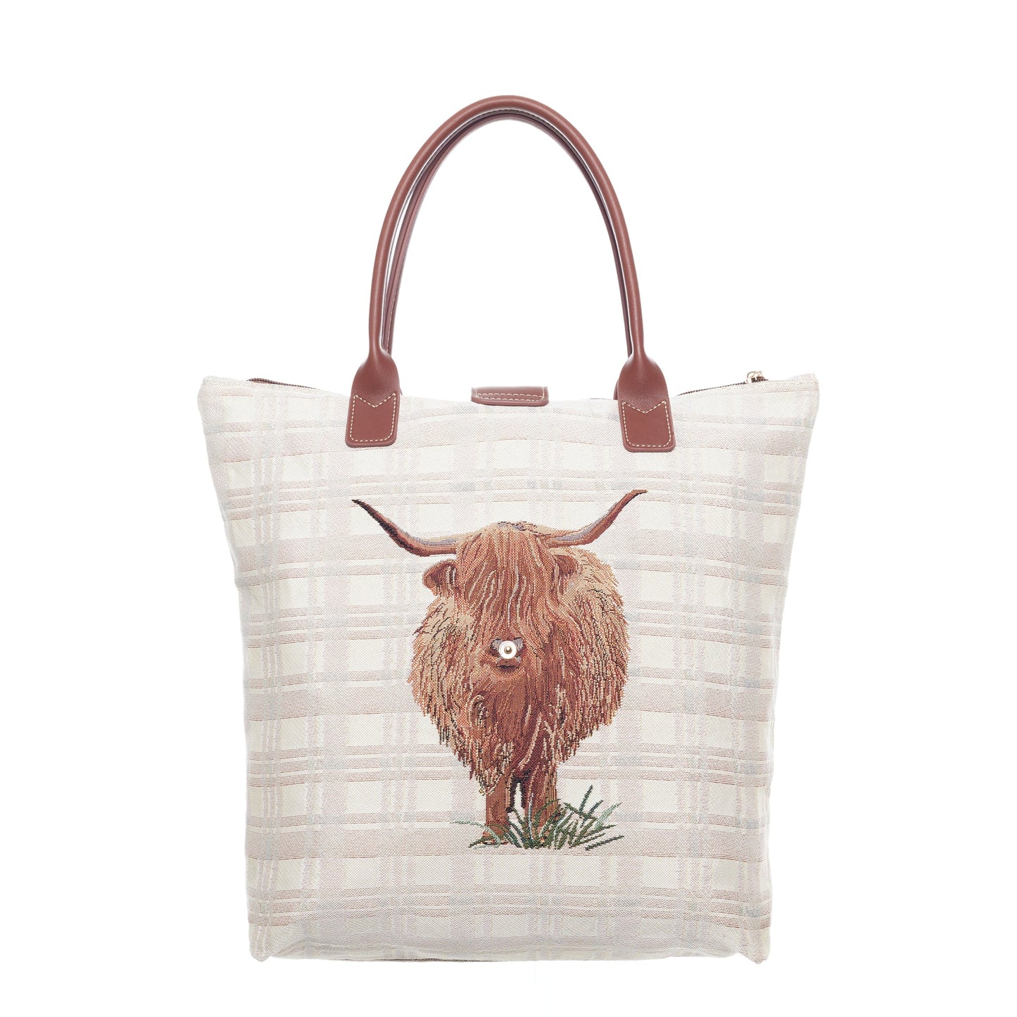 Signare Highland Cow Folding Bag