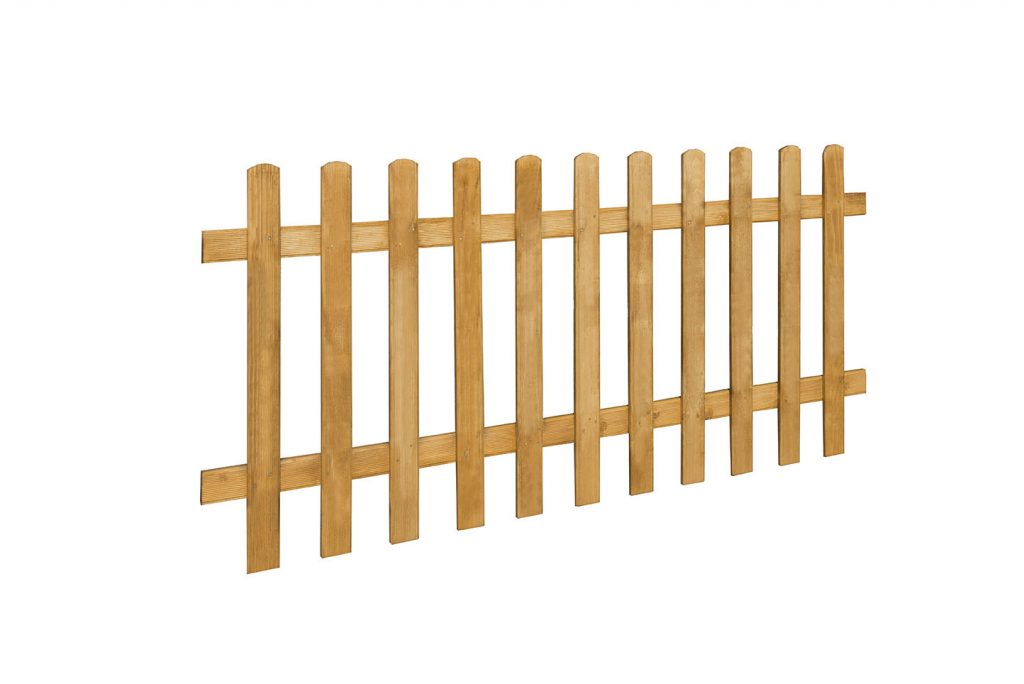 Forest Garden Pale Picket Fence Panel