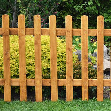 Forest Garden Pale Picket Fence Panel