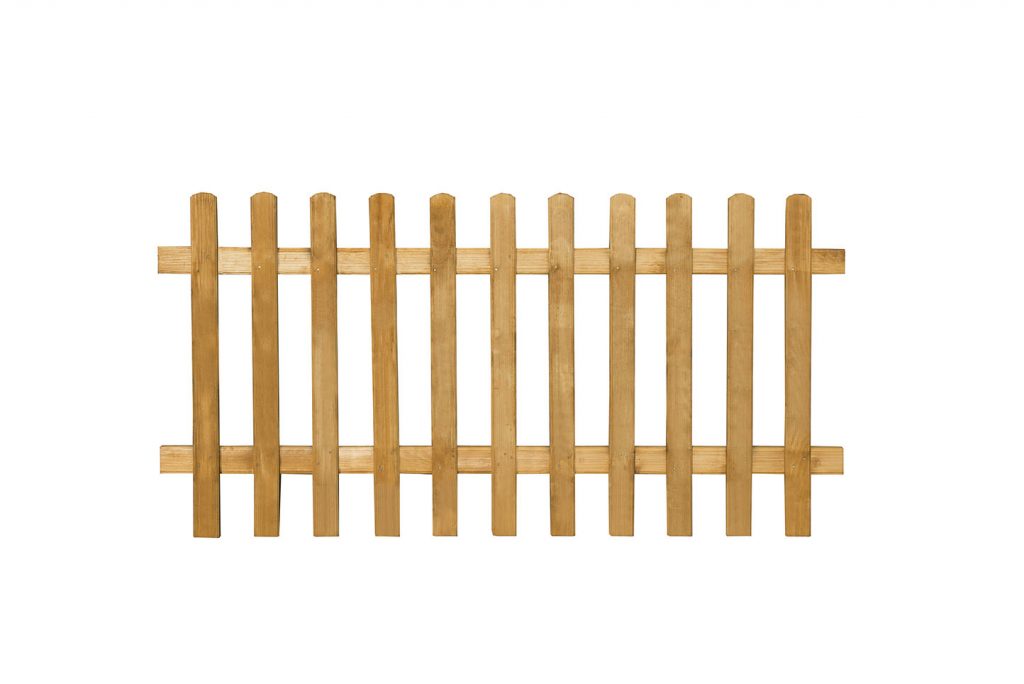 Forest Garden Pale Picket Fence Panel