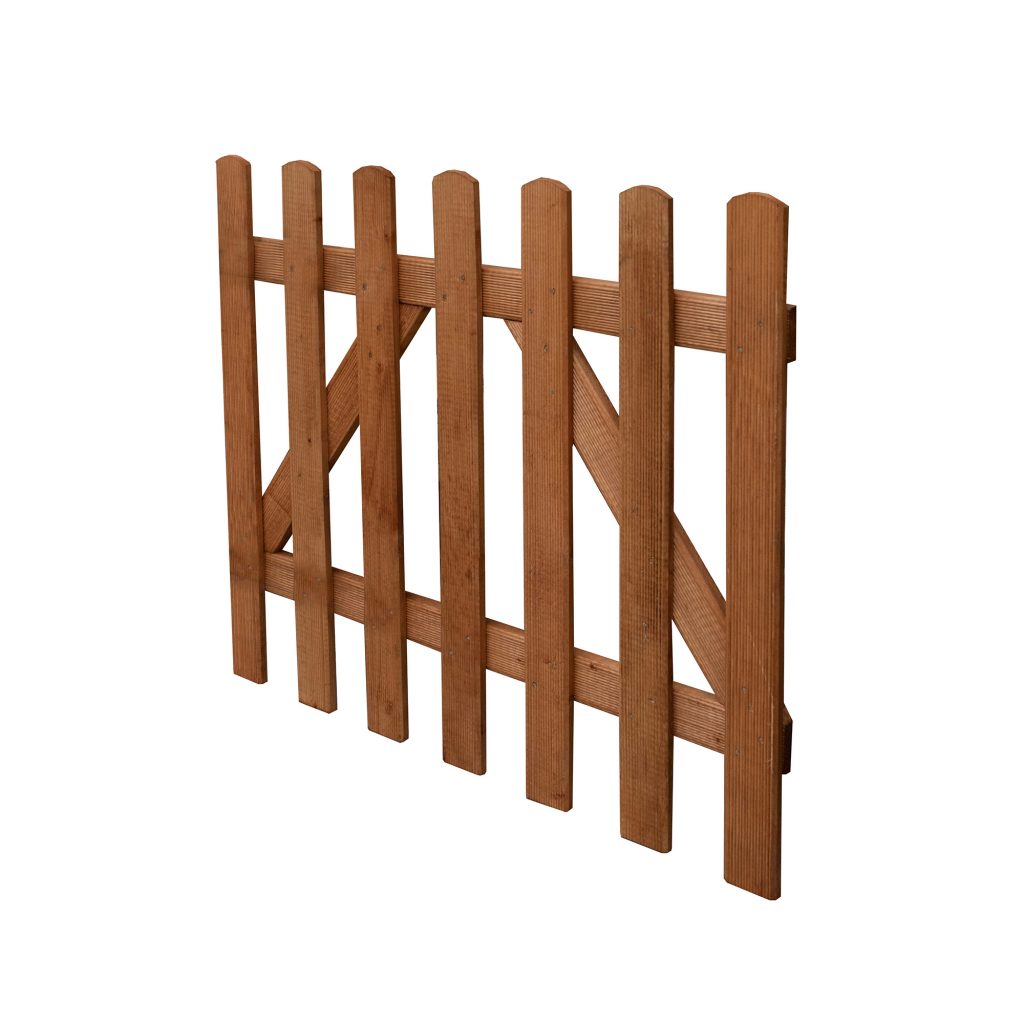 Forest Garden Grooved Pale Gate 3ft (0.90m High)
