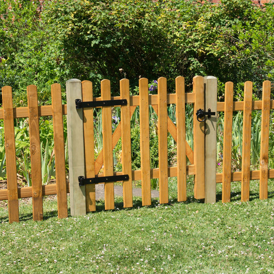 Forest Garden Grooved Pale Gate 3ft (0.90m High)