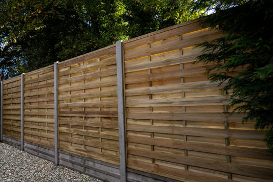 Forest Garden Pressure Treated Decorative Flat Top Fence Panel