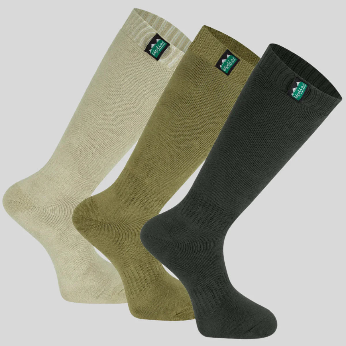 Ridgeline Full Length Cotton Work Socks 3-Pack