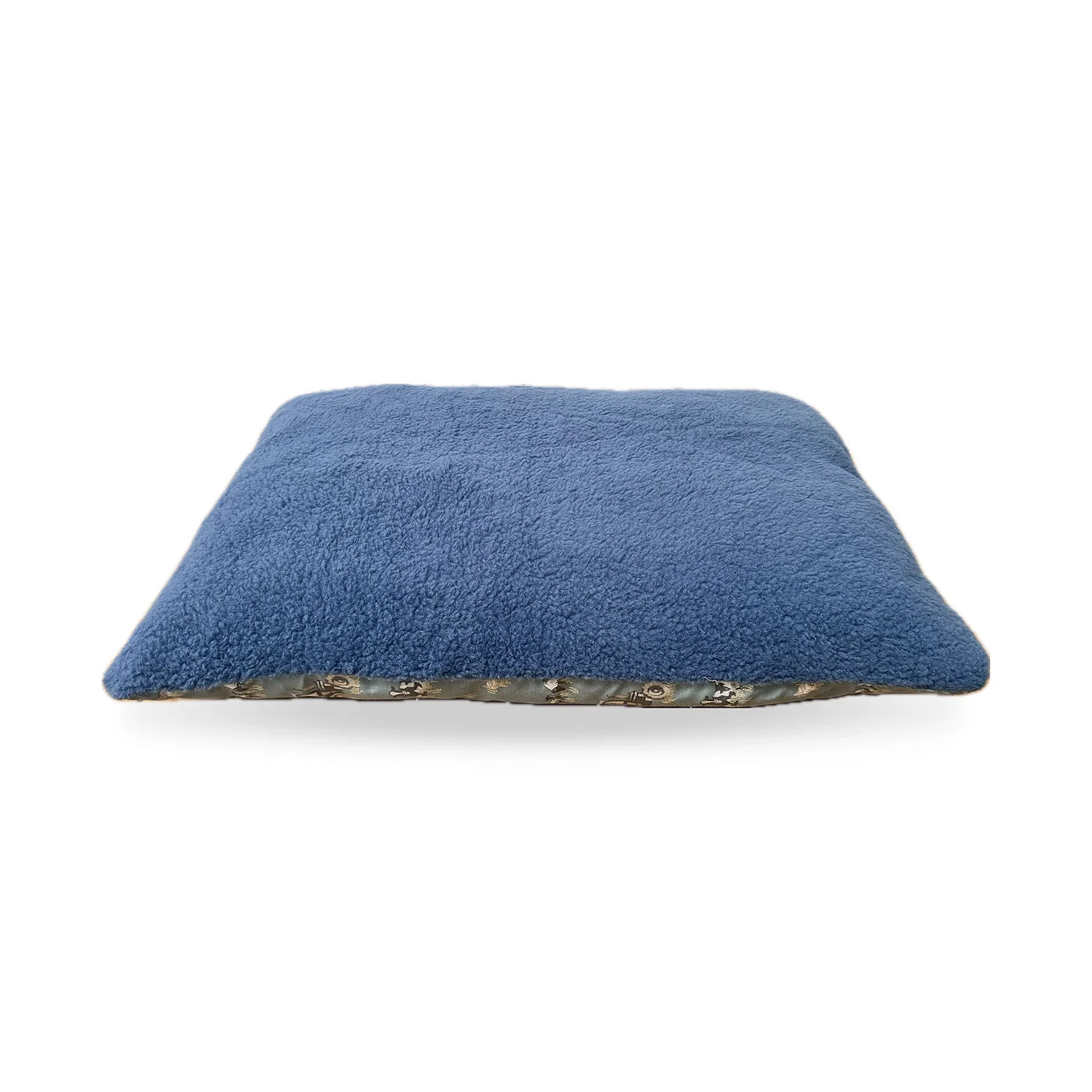 Dog Bed Lounger Farmyard Blue L 120cmx75cm Snug & Cosy