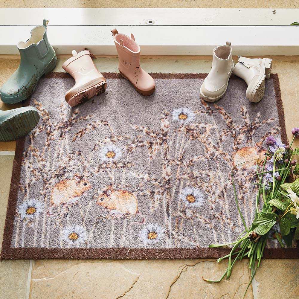 Hug Rug Field Mice Door Mat