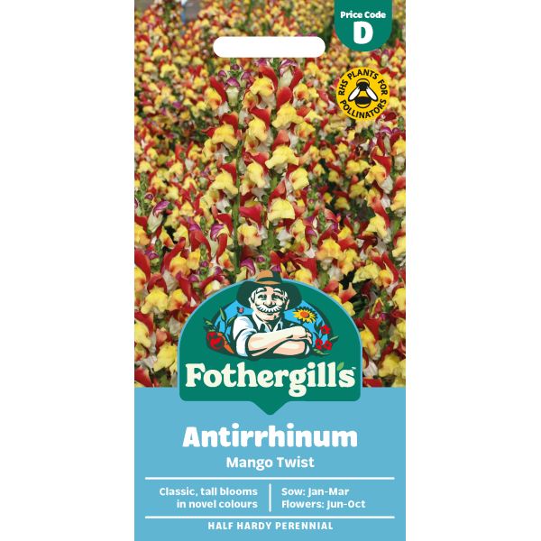 Fothergill's Antirrhinum Mango Twist Flower Seeds