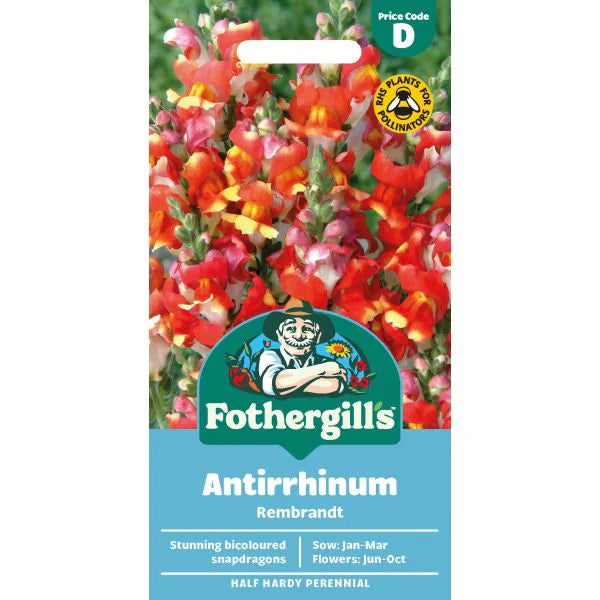 Fothergill's Antirrhinum Rembrandt Seeds