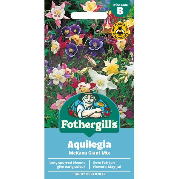 Fothergill's Aquilegia McKana Giants Mixed Seeds