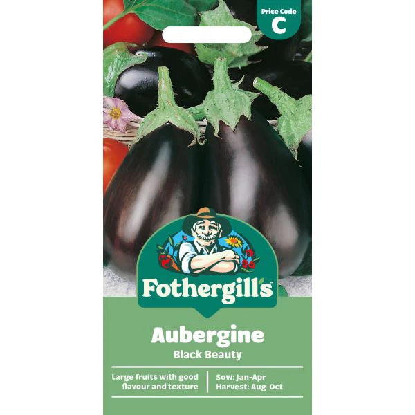 Fothergill's Aubergine Black Beauty Seeds