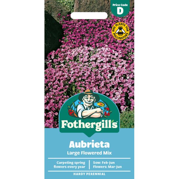 Fothergill's Aubrieta Large Flowered Mixed