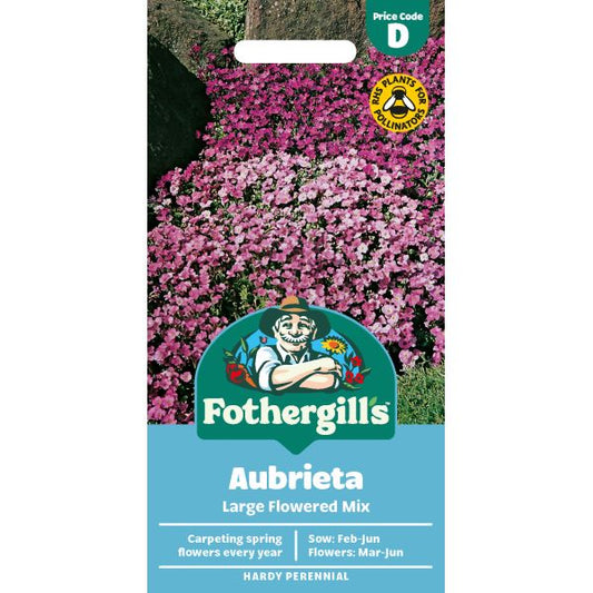 Fothergill's Aubrieta Large Flowered Mixed