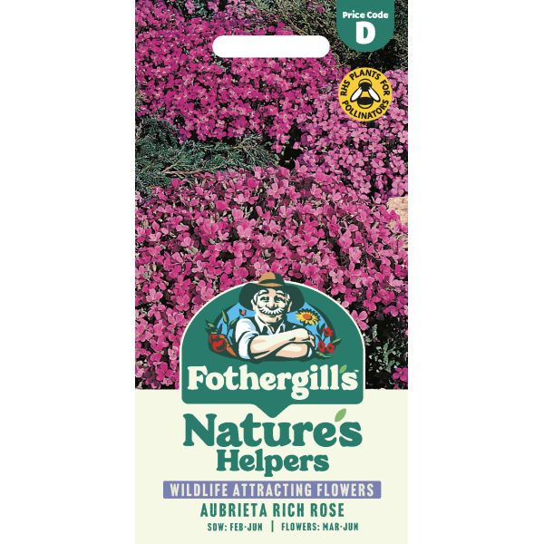 Fothergill's Aubrieta Rich Rose Seeds