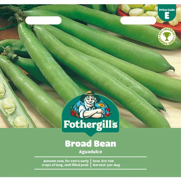 Fothergill's Broad Bean Aguadulce Seeds