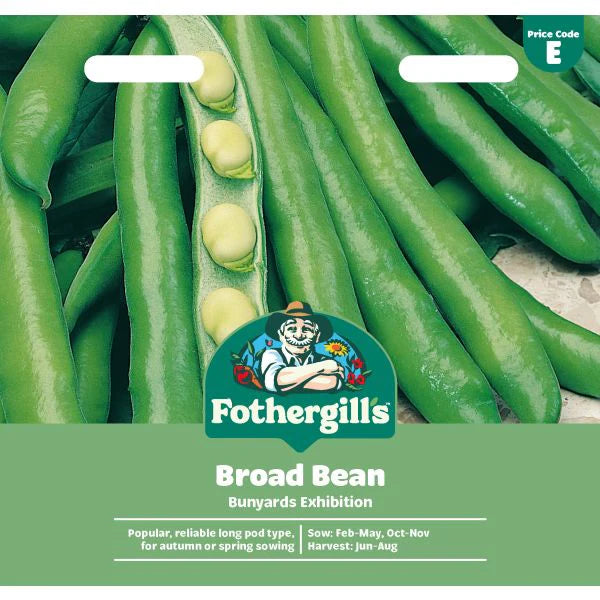 Fothergill's Broad Bean Bunyards Exhibition Seeds