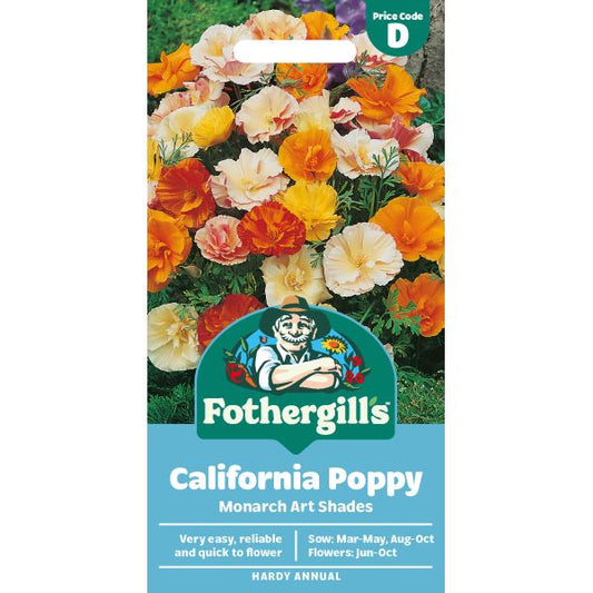 Fothergill's California Poppy Art Shades Seeds