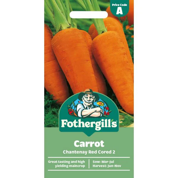 Fothergill's Carrot Chantenay Red Cored 2 Seeds