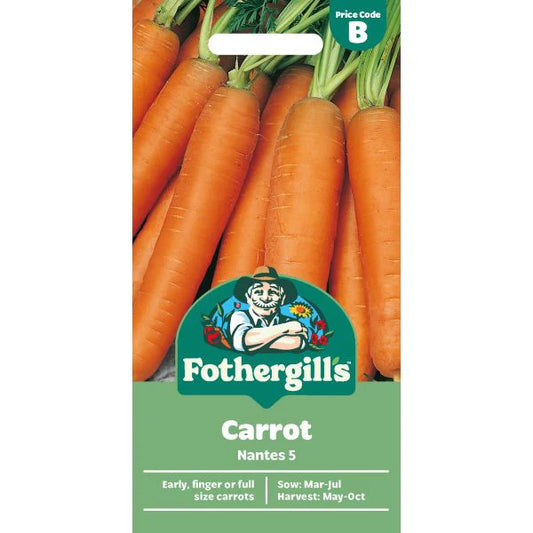 Fothergill's Carrot Nantes 5 Seeds
