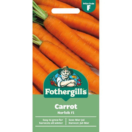 Fothergill's Carrot Norfolk F1 Seeds