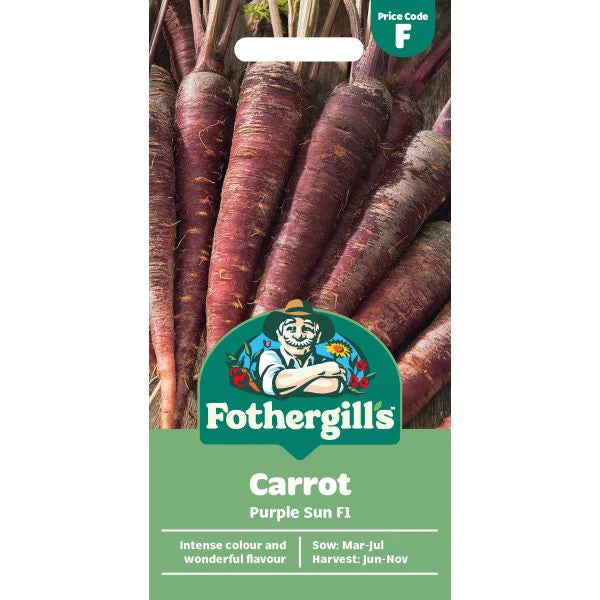 Fothergill's Carrot Purple Sun F1 Seeds