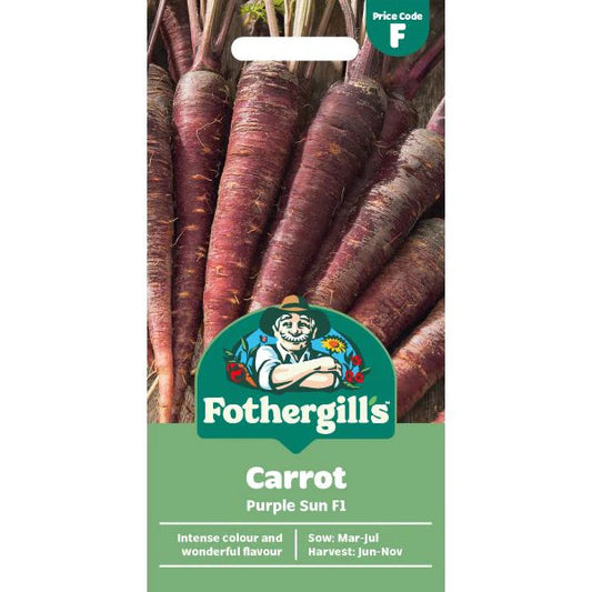 Fothergill's Carrot Purple Sun F1 Seeds