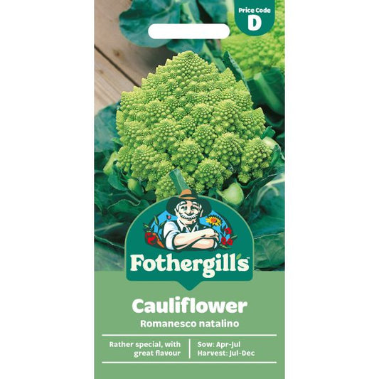 Fothergill's Cauliflower Broccoli Romanesco Natalino Seeds