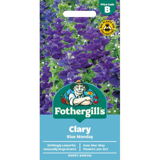 Fothergill's Clary Blue Monday Flower Seeds