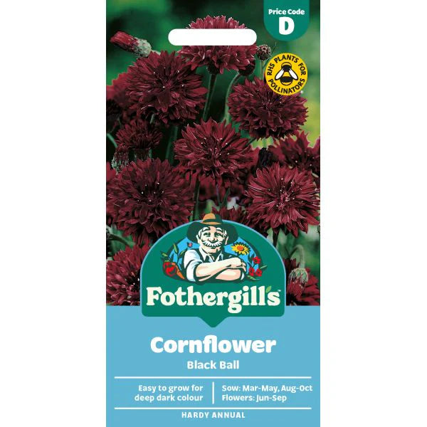 Fothergill's Cornflower Black Ball Seeds