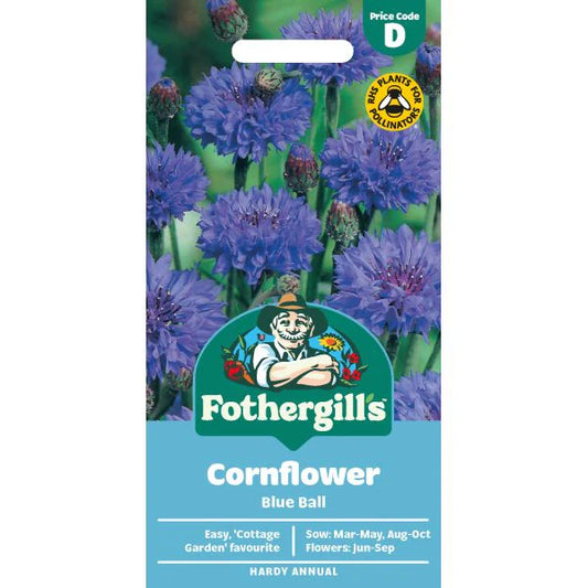 Fothergill's Cornflower Blue Ball Seeds