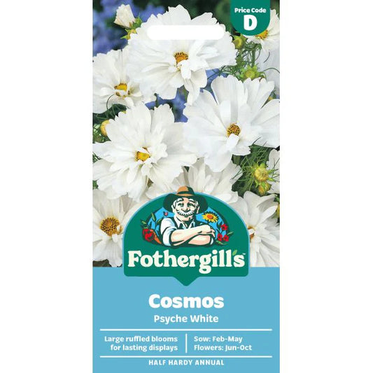 Fothergill's Cosmos Psyche White Seeds