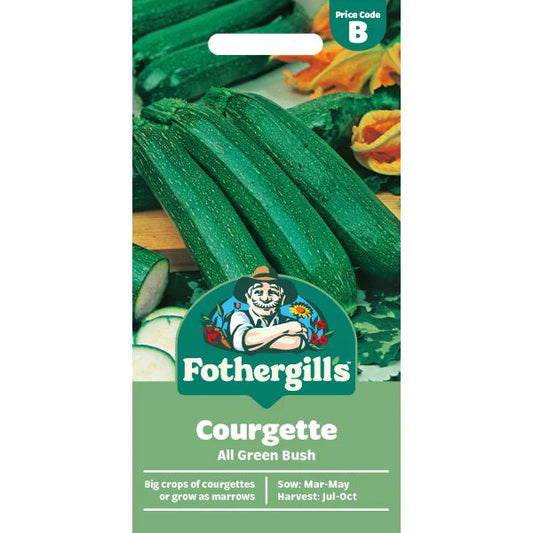 Fothergill's Courgette All Green Bush Seeds