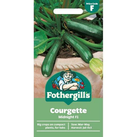 Fothergill's Courgette Midnight F1 Seeds