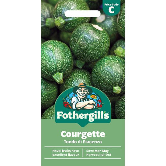 Fothergill's Courgette Tondo di Piacenza Seeds
