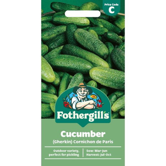 Fothergill's Cucumber Gherkin Cornichon de Paris Seeds