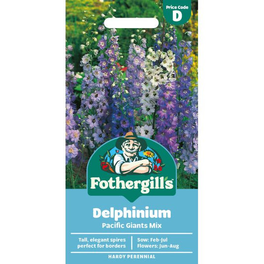 Fothergill's Delphinium Pacific Giants Mixed Seeds