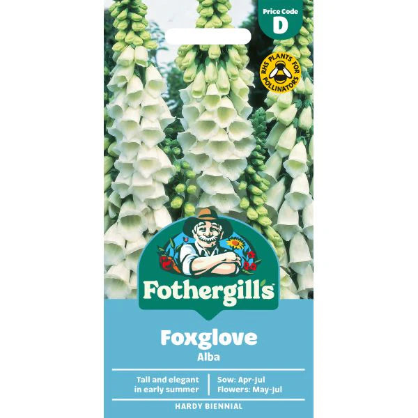Fothergill's Foxglove Alba Seeds