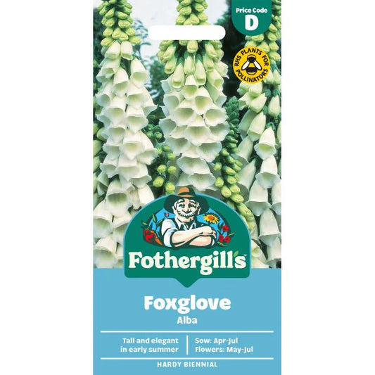 Fothergill's Foxglove Alba Seeds