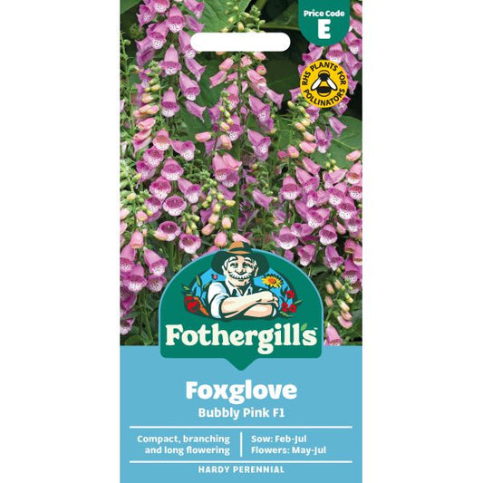 Fothergill's Foxglove Bubbly Pink F1 Seeds