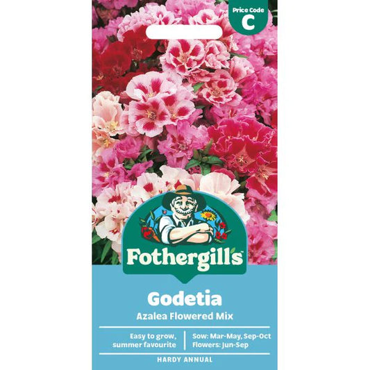 Fothergill's Godetia Azalea Flowered Mixed Seeds