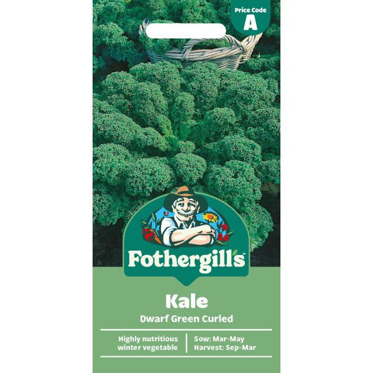 Fothergill's Kale Dwarf Green Curled Seeds