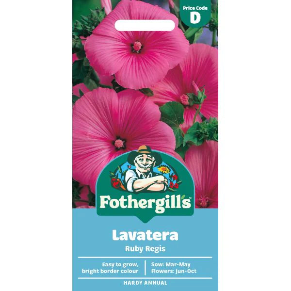 Fothergill's Lavatera Ruby Regis Seeds
