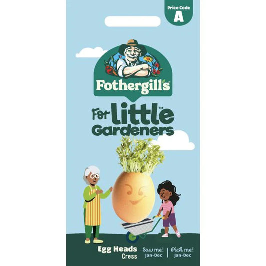 Fothergill's Little Gardeners Egg Heads Cress Seeds