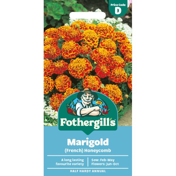 Fothergill's Marigold French Honeycomb Seeds