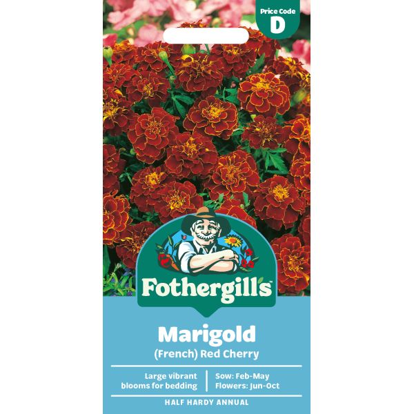 Fothergill's Marigold French Red Cherry Seeds
