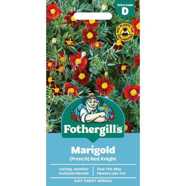 Fothergill's Marigold French Red Knight Seeds