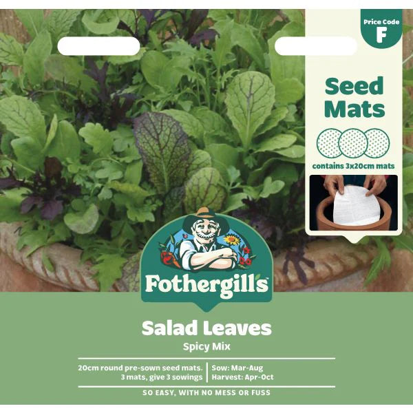 Fothergill's Mat Salad Leaves Spicy Mix Seeds