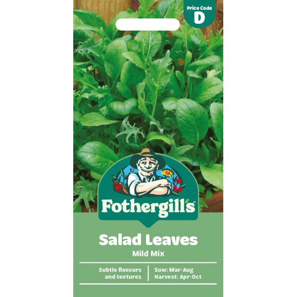 Fothergill's Mixed Mild Salad Leaves Seeds